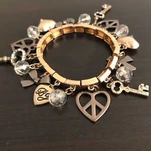 Betsey Johnson charm bracelet